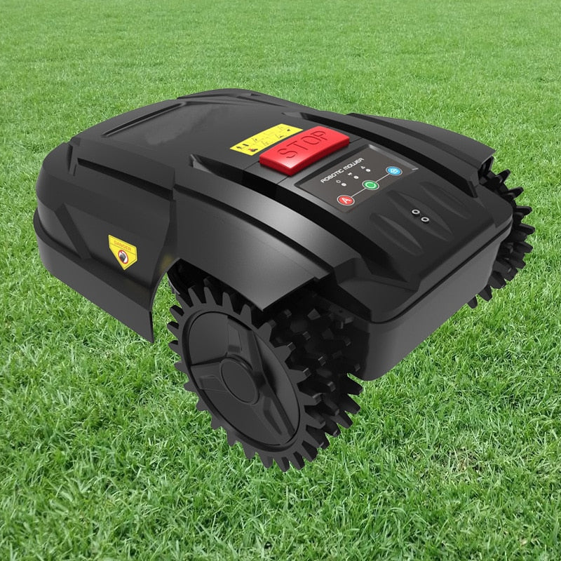 Lawn Mower Automatic Rechargeable Robot Mower With Rain Protection Smart App Control Gardening Tools For Golf Course And Garden - Sasson Stock